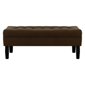 Bodevir - Banqueta Wood 2C Felpa 00 Chocolate