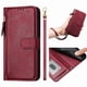 thumbnail image 5 of FOXDOCK Funda Tipo Cartera para Tecno Note 7 Lite Cuero PU con Cremallera y Correa de Muñeca, Ranuras para Tarjetas, Soporte Plegable, Cierre Magnético, 5 of 5