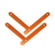 thumbnail image 2 of 2x Accesorio De Bisagra Para Escalera De Tijera Plegable Kit De Reemplazo De Barra De Amarre Para Escaleras De Tijera Naranja, 2 of 5