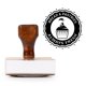 thumbnail image 2 of Sello de goma 904 Custom 5 cm × 5 cm con mango de madera, 2 of 9