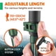 thumbnail image 4 of Bastones de trekking TREKOLOGY Trek-Z Cork Grip, ligeros, negros y verdes, 4 of 7