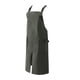 thumbnail image 2 of Delantal de cocina, delantal con pechera alta, ropa de trabajo para restaurante y café, delantal de bolsillo para Chef, para jardinería, elaboración , Verde, 2 of 5