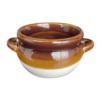 Imahe - Set De 4 Bowl Ceramica 12 X 7.5 Cm Café Linea Jalisco