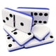 thumbnail image 2 of Domino Marion 5.4x2.8x1.2 cm Azul/Blanco – Juego de 28 fichas, 2 of 7