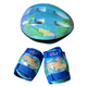 thumbnail image 5 of Patines 4 Ruedas Luminosas Y Accesorios Dinopatin XS Azul, 5 of 5