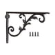 thumbnail image 3 of Soporte De Estante Decorativo De Diseño Antiguo, Soporte De Esquina Negro, Soporte De Hierro Fundido, Estilo C, 3 of 5
