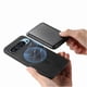 thumbnail image 3 of Funda de Cuero Magnética con Tarjetero para Google Pixel 9 Pro XL Cubierta Delgada Negro, 3 of 5