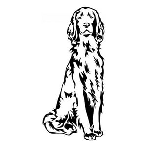 Rienda Libre Graphics - Decomural Red Setter Dog Ws-34716