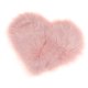 thumbnail image 1 of 40x50cm shaggy en forma de corazón área de la alfombra alfombrilla alfombra cojín rosa, 1 of 3