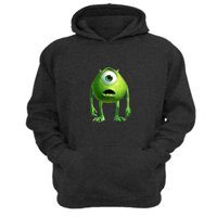 Genérico - Polerón Canguro Fabrica De Monstruos Gris Oscuro Talla S Unisex