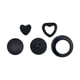thumbnail image 4 of 5 Piezas Simulación Casa De Muñecas Bandeja Para Hornear Accesorios Juguetes Decoración Negro, 4 of 5