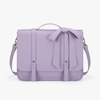 Ecosusi - Mochila Y Maletín Con Lazo Removible Summer Garden Romance Para 14 - Morado