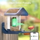 thumbnail image 3 of Comedero para pájaros con cámara, cámara inteligente alimentada por energía solar, WiFi 2K, 3 of 7