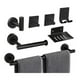 thumbnail image 1 of Set De 7 Accesorios De Baño Acero Inoxidable Negro Y Plata, 1 of 3