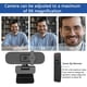 thumbnail image 3 of Cámara web 4K para PC, zoom automático, control remoto, protección de privacidad, balance de blancos, micrófono, plug & play, compatible con portátiles y computadoras de escritorio, videollamadas y co, 3 of 7