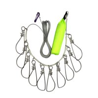 Ioensy - Larguero De Pesca Hebillas De Alta Resistencia Para Exteriores Larguero De Bloqueo De Pesca A Presión De Metal Verde 10M