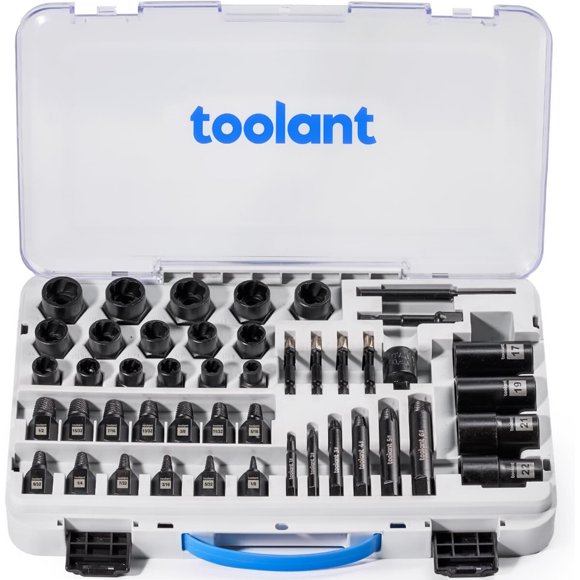 Toolant set de 46 extractores de pernos de impacto