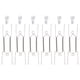 thumbnail image 1 of Uxcell 6 Paquete Colgador de Placas, Colgadores de Placas de Pared Invisibles de Acero Inoxidable de 9 pulgadas para Platos Decorativos y Artes, 1 of 6