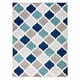 thumbnail image 1 of Alfombra Florida Azul 240x305, 1 of 5