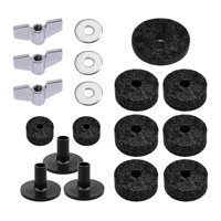 Magideal - Arandelas De Platillo De Repuesto, Accesorios Musicales, Instrumentos De Percusión, Arandela De Platillo, Fieltro De Tambor , Para , Negro