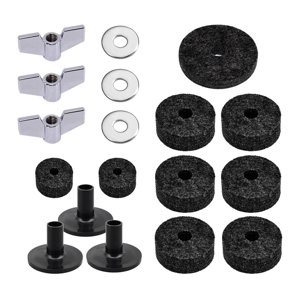 Magideal - Arandelas De Platillo De Repuesto, Accesorios Musicales, Instrumentos De Percusión, Arandela De Platillo, Fieltro De Tambor , Para , Negro