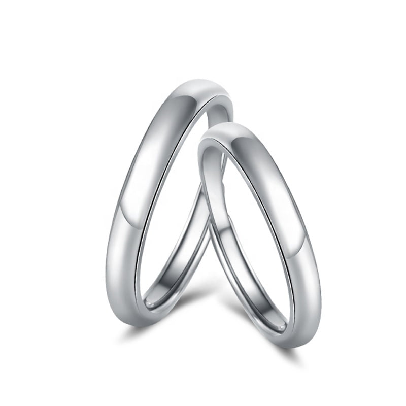 Vousez - Anillos Parejas Ajustable Plata 925
