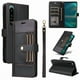 thumbnail image 1 of FOXDOCK Funda tipo Cartera para Sony Xperia 5 III – Cubierta de Cuero PU con Múltiples Ranuras, Bolsillo para Efectivo y Correa de Muñeca, 1 of 6
