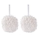thumbnail image 1 of Toalla de mano, toalla de baño de microfibra esponjosa con forma de bola decorativa y lazo, 1 of 5