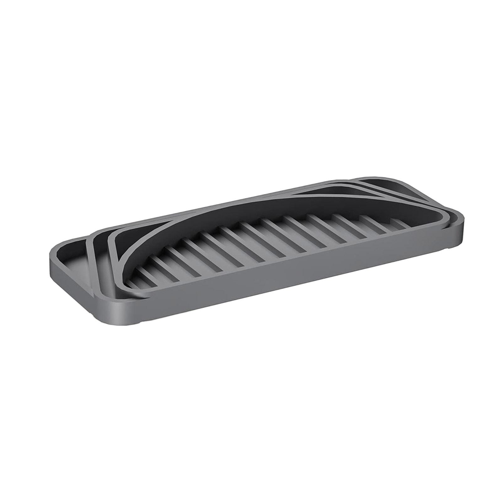 Bothyi - Bandeja De Goteo De Agua Para Refrigerador, Silicona Para Dispensador De Agua, Máquina De Hielo Para Frigorífico, Gris