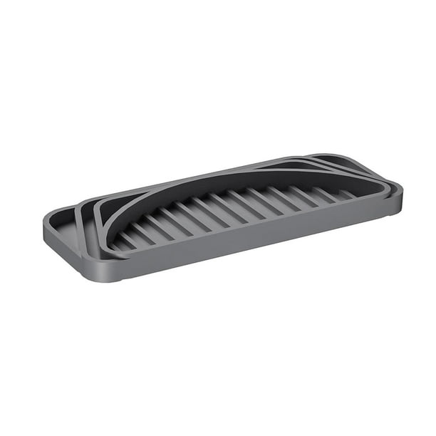 Bandeja De Goteo De Agua Para Refrigerador, Silicona Para Dispensador De Agua, Máquina De Hielo Para Frigorífico, Gris