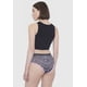 thumbnail image 3 of Boyshort Mujer Microfibra Flores Fondo Negro Corona, 3 of 5