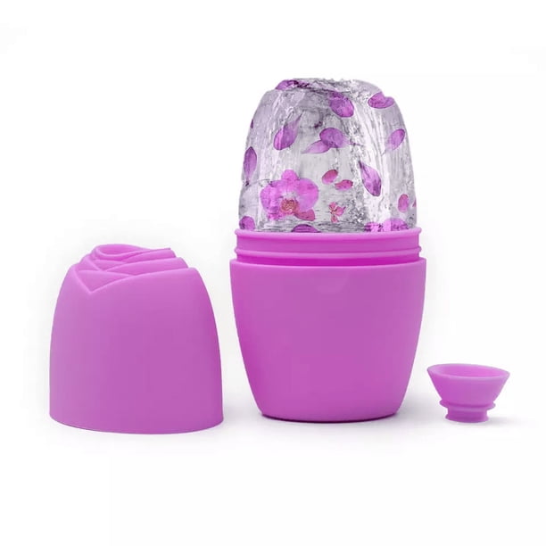 Rejuvenate Your Skin with the Glow Cube Ice Roller - Reusable Silicone Face Roller for Face and Neck