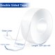 thumbnail image 4 of Cinta adhesiva Dntemr de doble cara, resistente, 6 m, transparente, 4 of 6