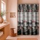 thumbnail image 1 of Cortina de Baño Diseño Capitals sin Forro, 1 of 3
