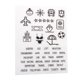 thumbnail image 1 of Sello De Goma Transparente De Silicona Para álbum De Recortes, Estilo De Vida De Viaje DIY, 11x16cm, 1 of 5