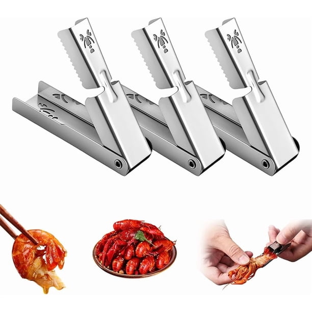 Pelador cangrejos río 3 pack acero inoxidable removedor cola fiesta marisco
