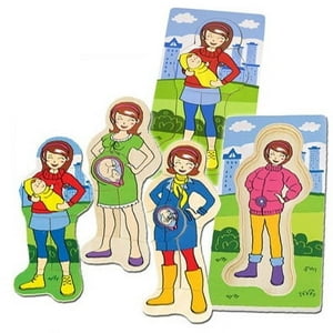 Viga - Juguete Madera Puzzle Capas Madre Y Bebe