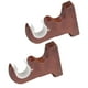 thumbnail image 1 of 2 Piezas Soportes Para Barra De Cortina Soporte Para Barra De Armario Estante De Pared Para Baño De Hotel Color B, 1 of 3
