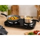 thumbnail image 5 of Cocinilla Eléctrica Dos Platos Negro Metal Compacta Portatil, 5 of 7