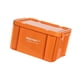 thumbnail image 2 of Contenedores De Almacenamiento Apilables Industriales Tote Bin Para Juguetes De Estante Casa Móvil Naranja, 2 of 3