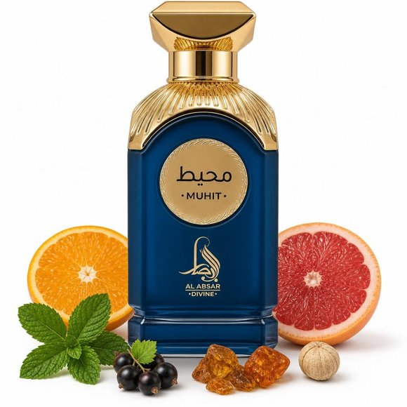 Perfume Al Absar MUHIT 100 ml Unisex - Cítricos y Almizcle
