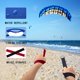 thumbnail image 5 of Parafoil Stunt Kite HENGDA KITE de doble línea para playa, 2,5 m, color azul, 5 of 8
