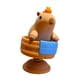 thumbnail image 4 of Adorno Para Salpicadero De Coche De Capibara Temblorosa, Decoración De Animales, Juguete, Decoración Oscilante, 3,5x6,3 Cm, Tomando Un Ba?o, 4 of 5