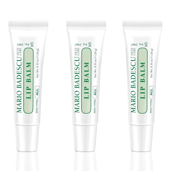 Bálsamo labial Mario Badescu Hidratante Original, paquete de 3