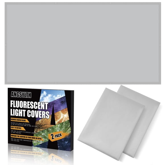 Cubiertas para luces fluorescentes ANGSYLTH de 4 x 2 pies para luces de techo