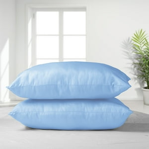 Masel - Set 2 Almohadas Premium Eco Colores 50X70 Celeste