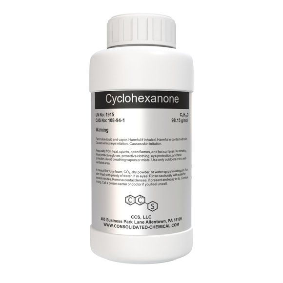 Ciclohexanona - Alta Pureza (≥99%) | Disolvente de Grado Industrial (250 mL)