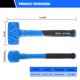 thumbnail image 3 of Mazo de goma Dead Blow Hammer, acero real, 800 g, diseño de 3 capas, 3 of 6