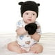 thumbnail image 4 of Conjunto de gorro y guantes de invierno para recién nacidos, niñas y niños, 4 of 5