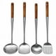 thumbnail image 1 of Utensilios de cocina Wok Espátula Juego de herramientas de hierro y cucharón Espátula para equipos de cocina de acero inoxidable Accesorios de cocina Elementos esenciales Color 1, 1 of 8